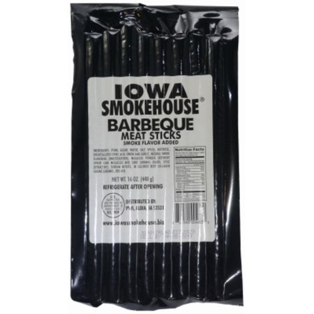 IOWA SMOKEHOUSE/PREFERRED WHOLESALE 16Oz Bbq Meat Sticks IS-16MSBBQ